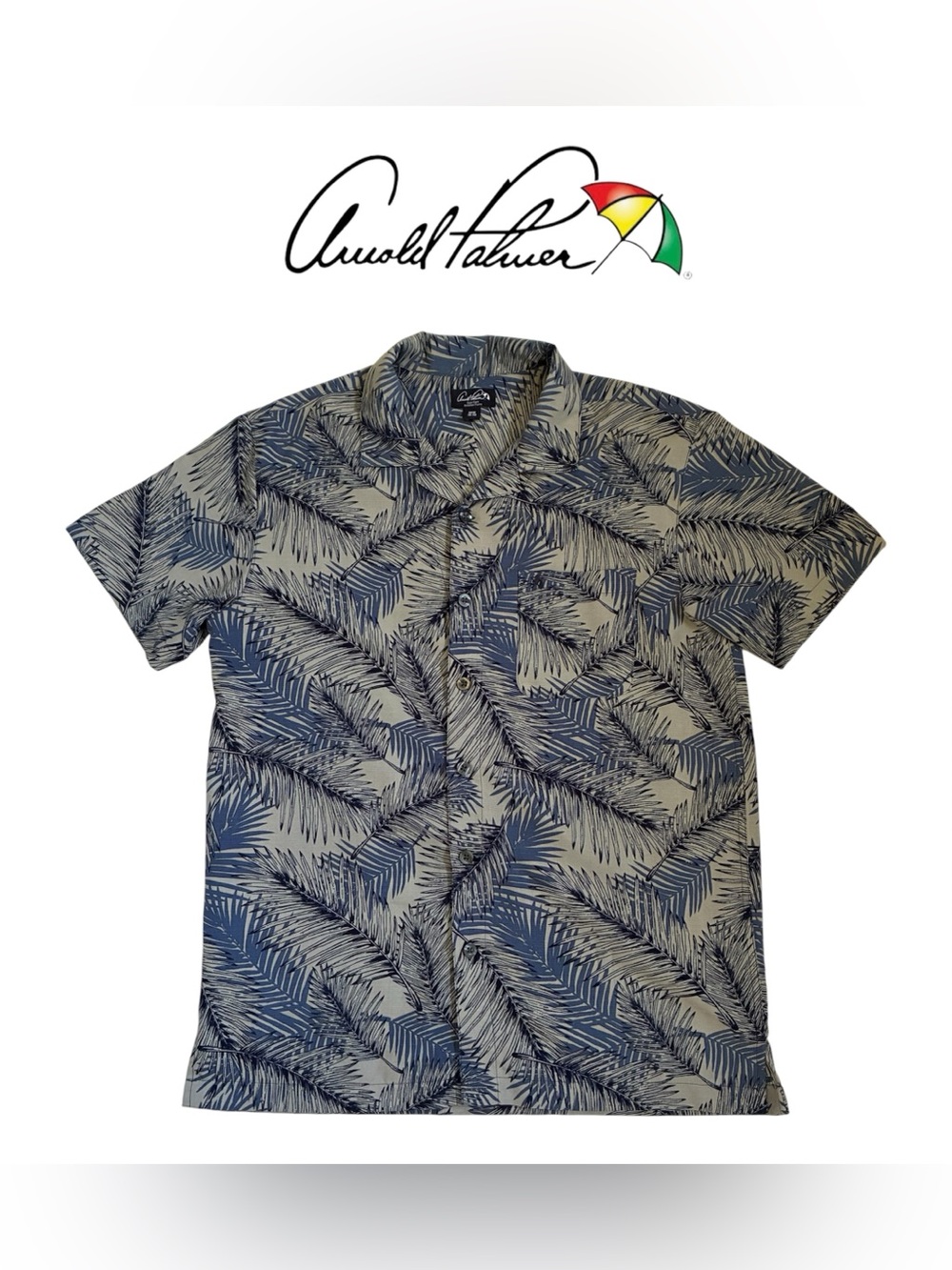 MEN’S TROPICAL SHIRT ARNOLD PALMER VACATION BUTTON DOWN